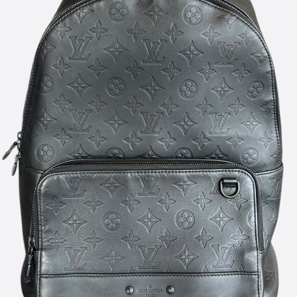 Louis Vuitton Black Shadow Monogram Racer Backpack - Picture 1 of 7